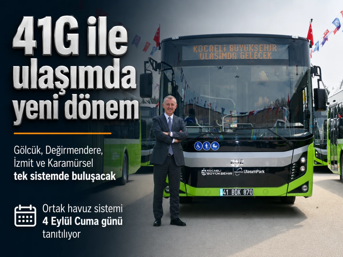 41G ile ulaşımda yeni d&ouml;nem: Karam&uuml;rsel, G&ouml;lc&uuml;k ve İzmit tek sistemde buluşacak