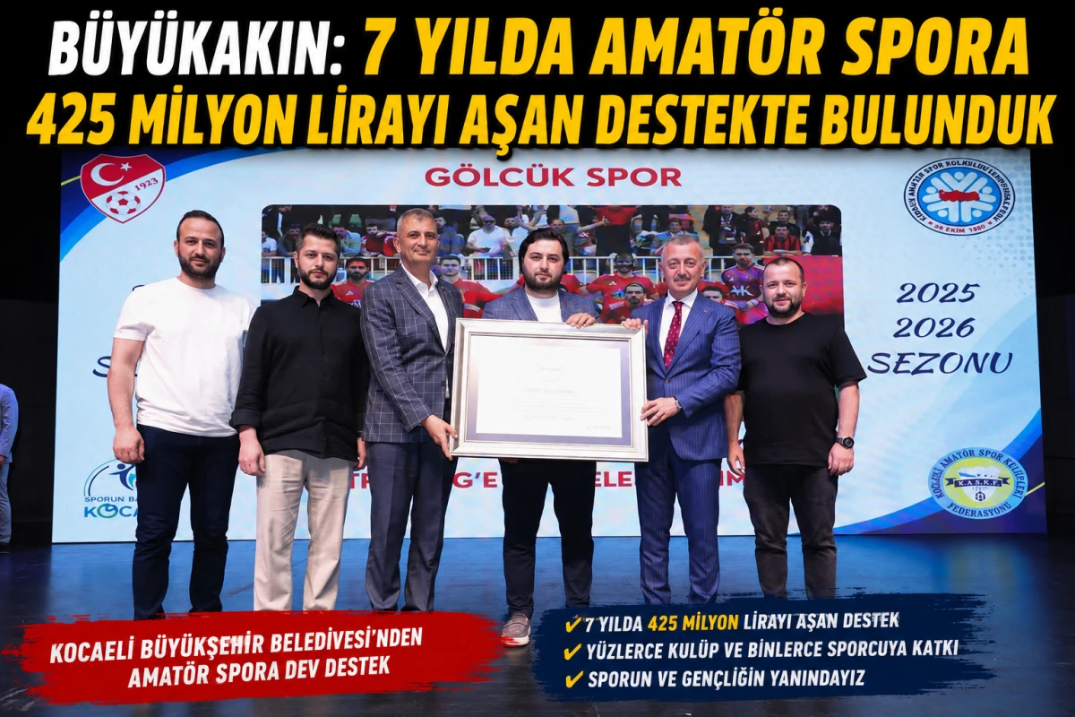 B&uuml;y&uuml;kakın: 7 yılda amat&ouml;r spora 425 milyon lirayı aşan destekte bulunduk
