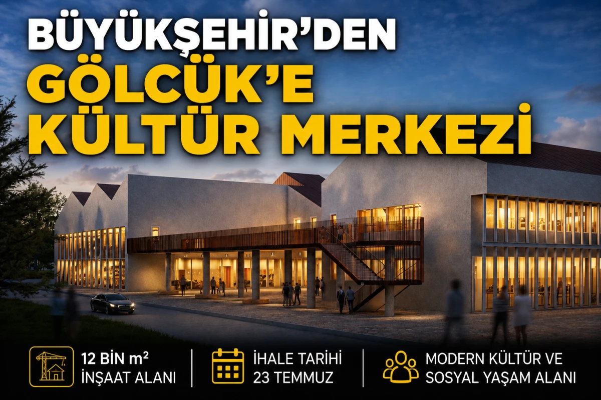 B&uuml;y&uuml;kşehir&rsquo;den G&ouml;lc&uuml;k&rsquo;e k&uuml;lt&uuml;r merkezi