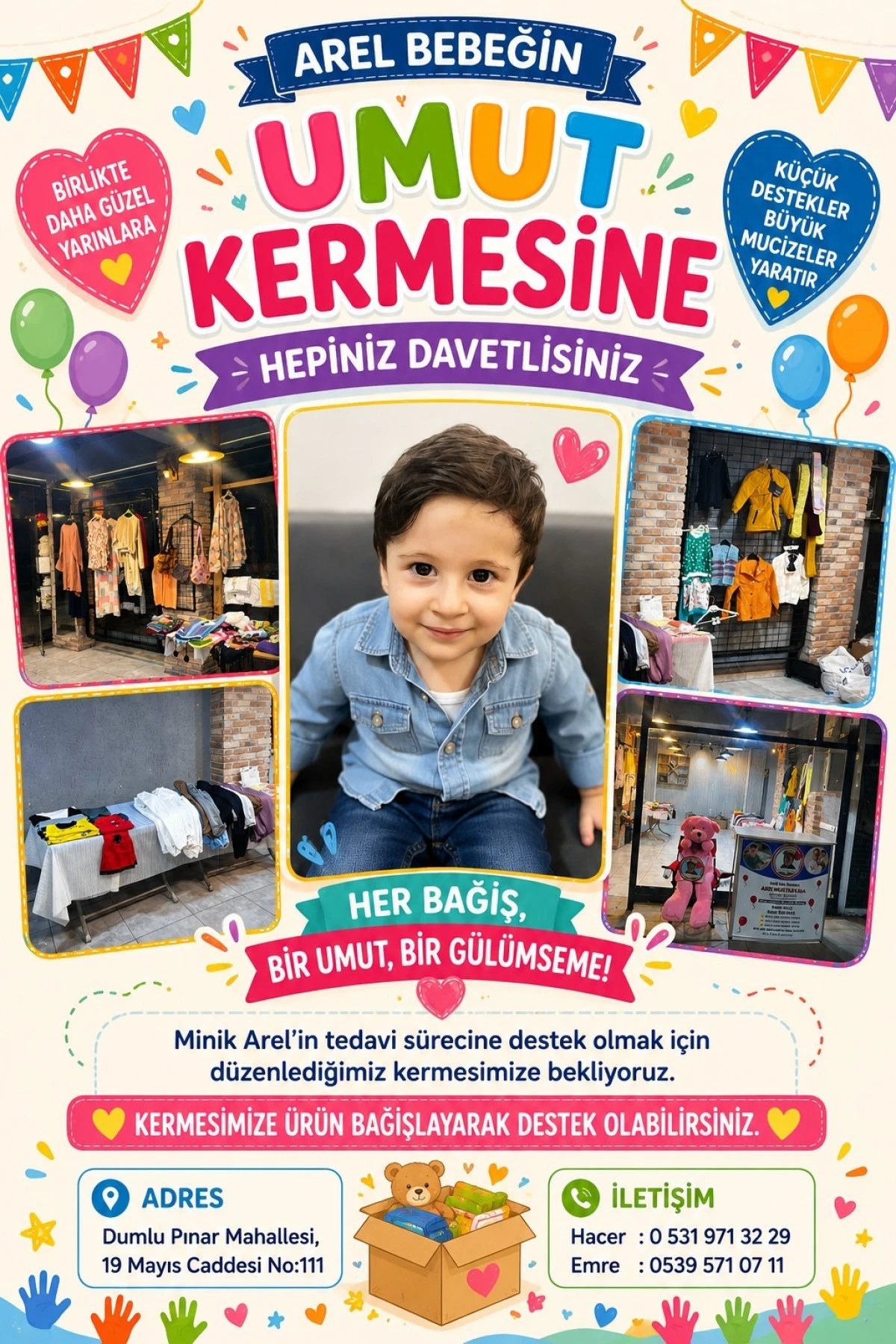 DMD HASTASI AREL MUSTAFA İ&Ccedil;İN UMUT KERMESİ BAŞLIYOR