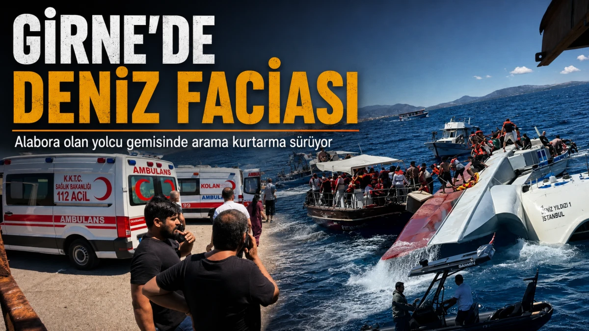 Girne a&ccedil;ıklarında deniz faciası: 8 kişi hayatını kaybetti, 18 kişi aranıyor