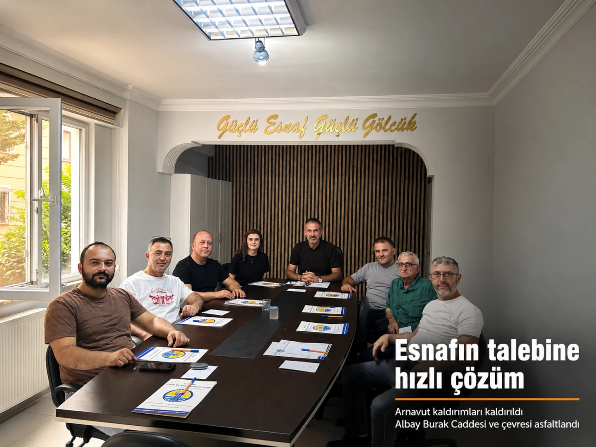 G&ouml;lc&uuml;k esnafının talebine belediyeden hızlı &ccedil;&ouml;z&uuml;m