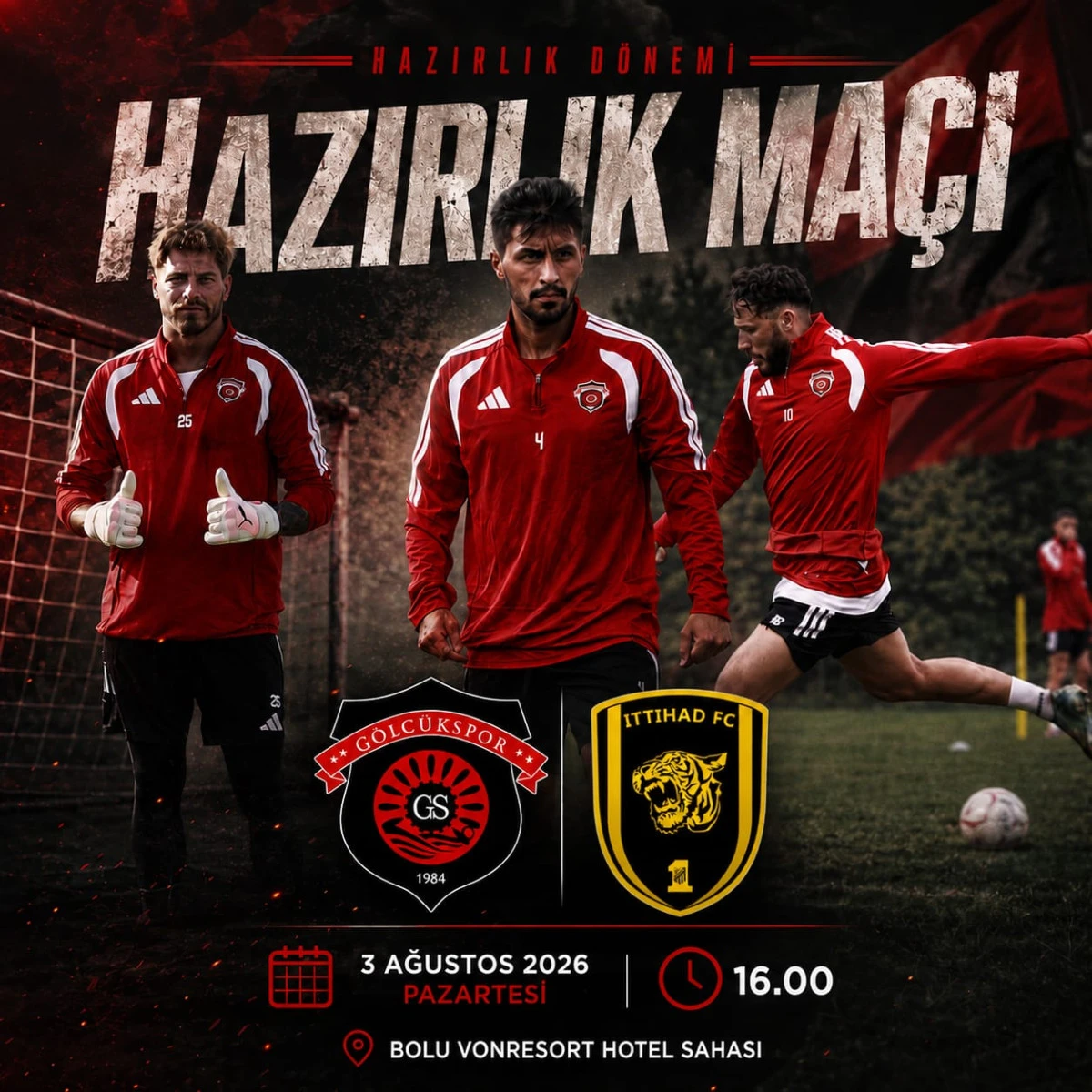 G&ouml;lc&uuml;kspor, Bolu Kampındaki İlk Hazırlık Ma&ccedil;ına &Ccedil;ıkıyor