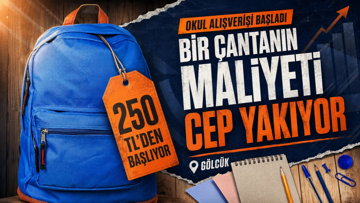 G&ouml;lc&uuml;k&rsquo;te okul alışverişi başladı: Bir &ccedil;antanın maliyeti cep yakıyor