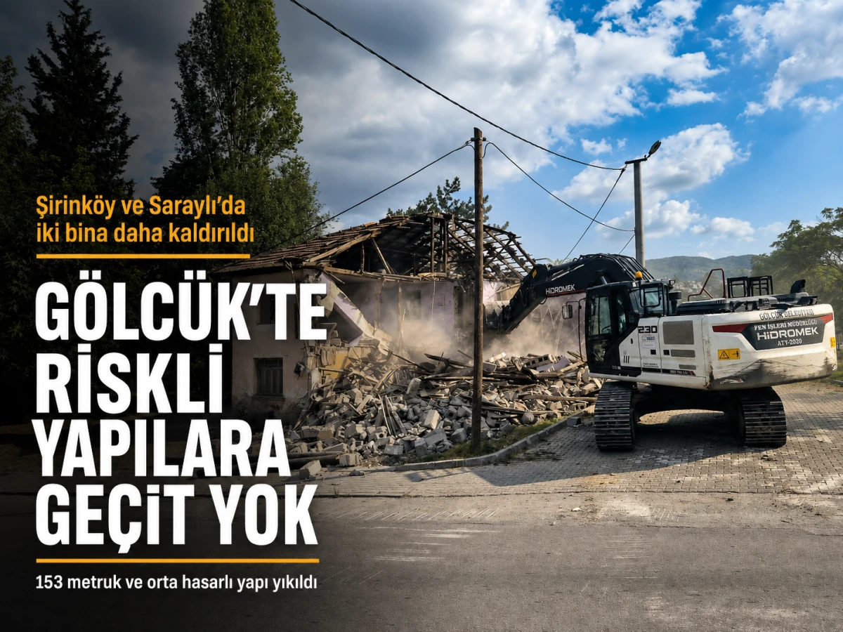 G&ouml;lc&uuml;k&rsquo;te riskli yapılara ge&ccedil;it yok: 153 bina yıkıldı