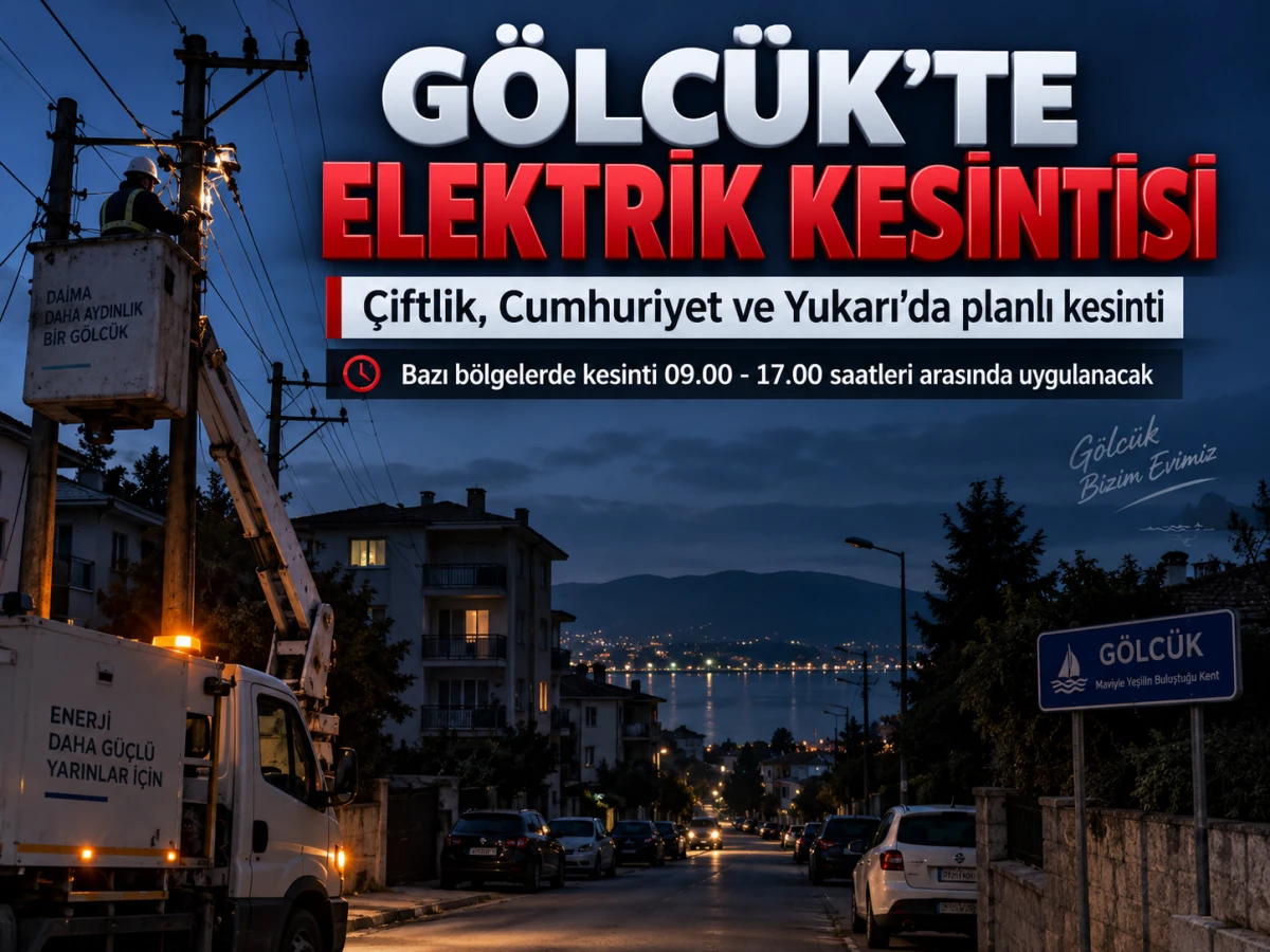 G&ouml;lc&uuml;k&rsquo;te saatlerce elektrik olmayacak: İşte mahalle mahalle kesinti listesi