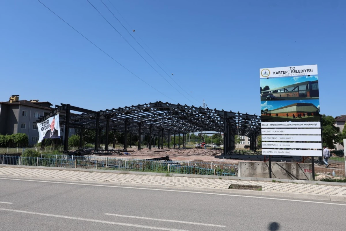 Kartepe&rsquo;ye 3 bin 500 metrekarelik kapalı pazar alanı