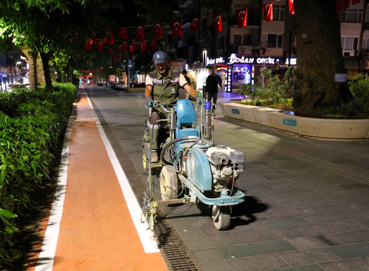 Kocaeli&rsquo;de pedallar g&uuml;venle &ccedil;evriliyor