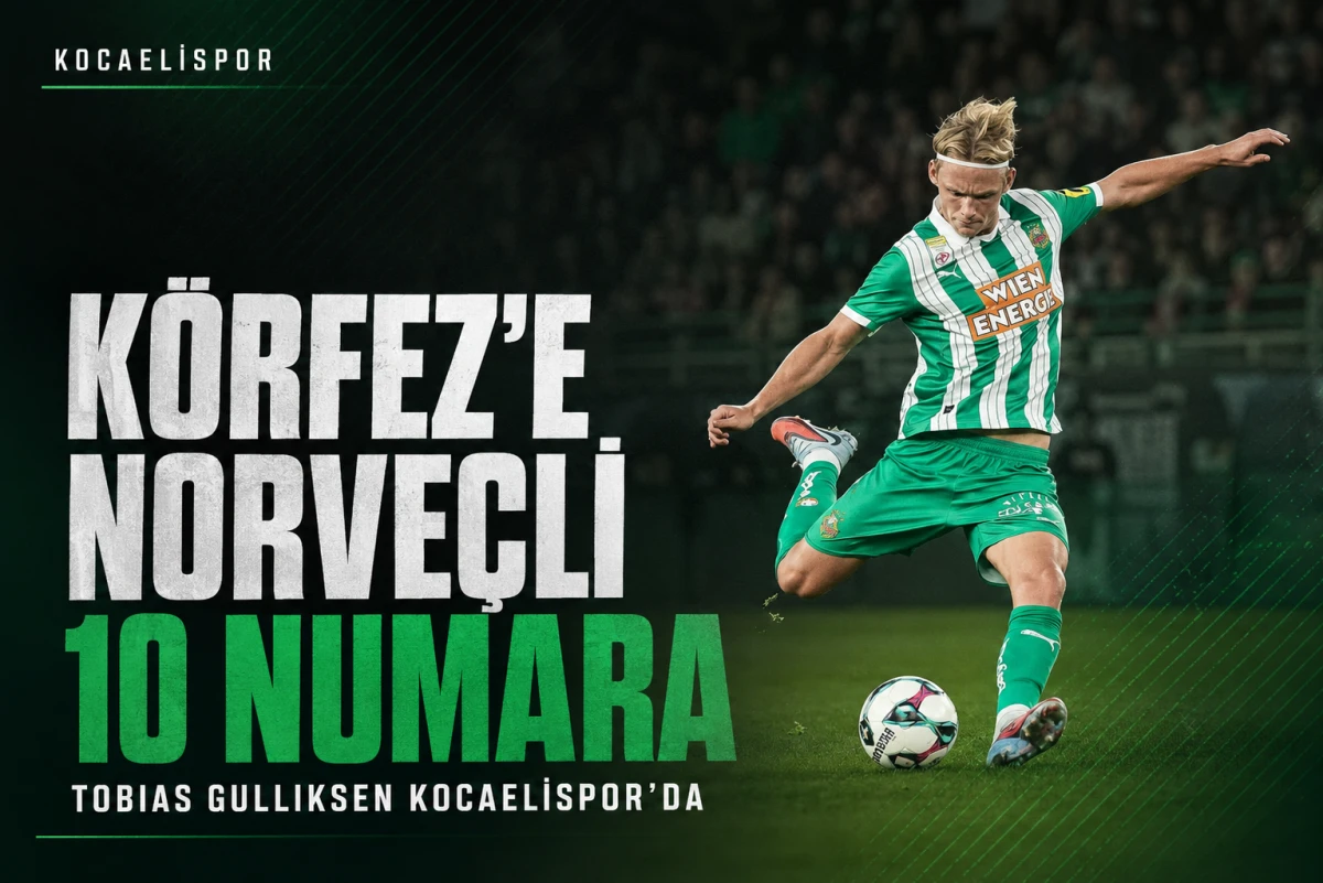 Kocaelispor, Norve&ccedil;li 10 numara Tobias Gulliksen&rsquo;i resmen transfer etti
