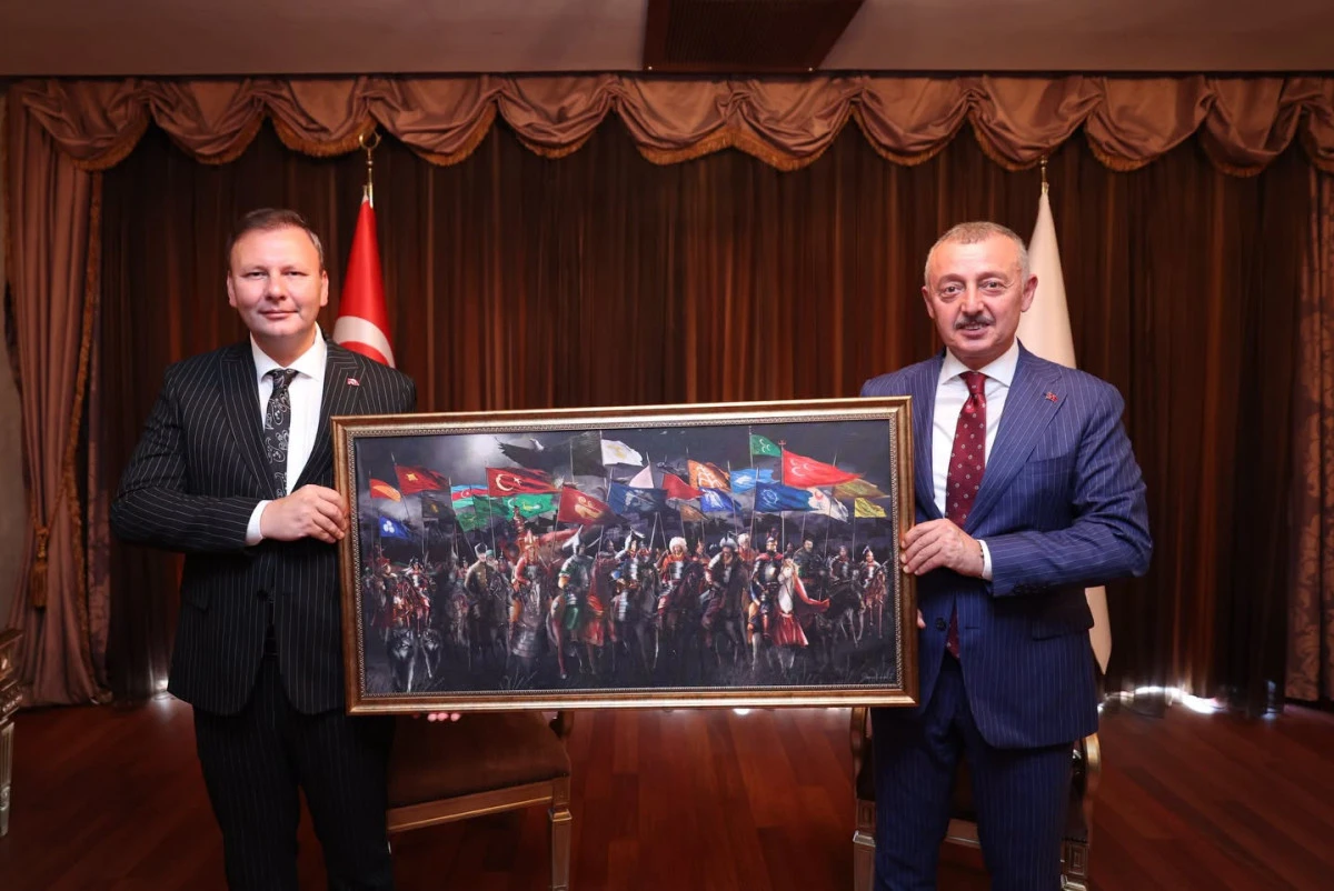 MHP İl Başkanı Enes Emengen, B&uuml;y&uuml;kakın&rsquo;ı ziyaret etti