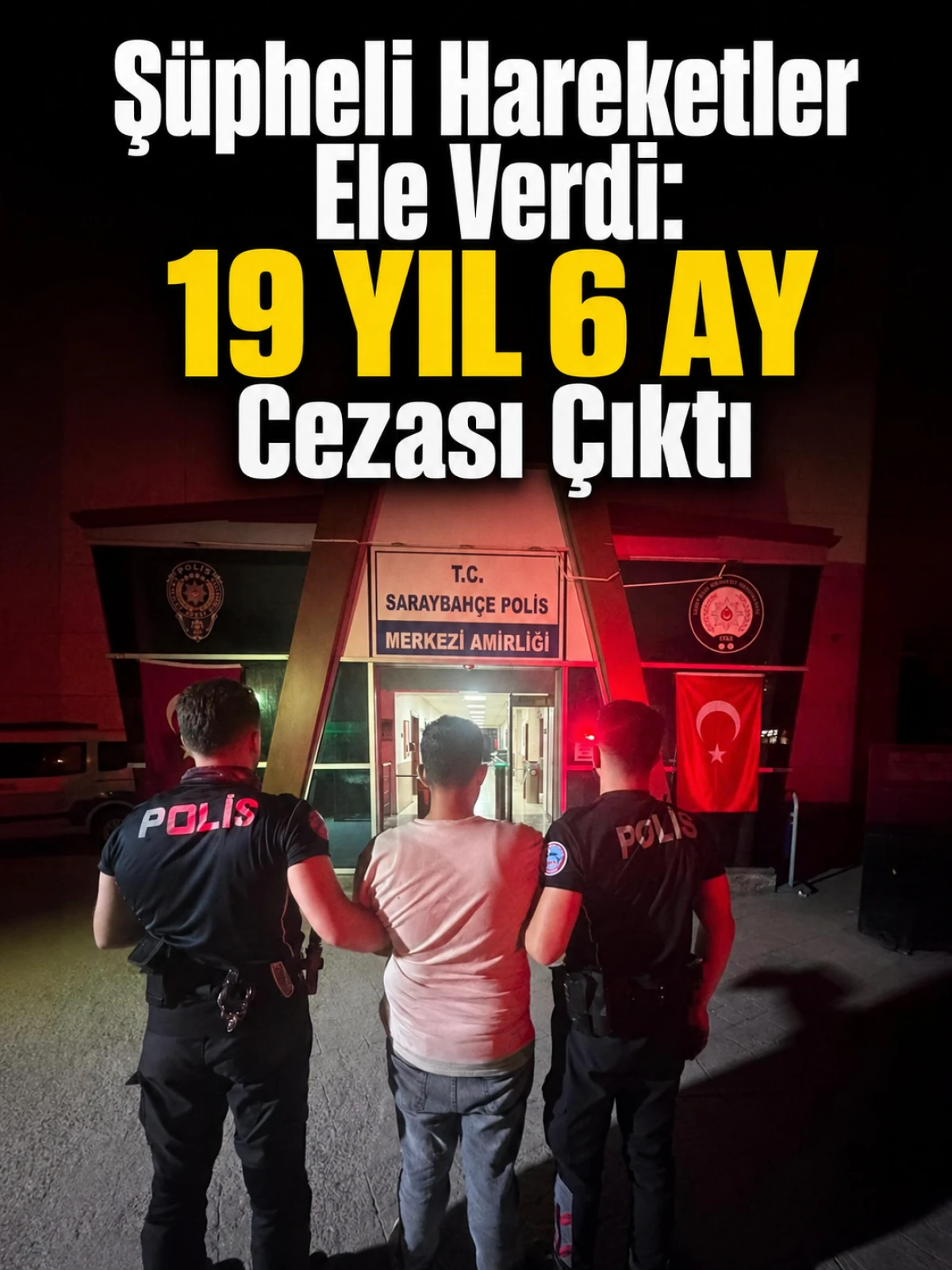 Ş&uuml;phe &Uuml;zerine Durduruldu, 19 Yıllık Cezası Ortaya &Ccedil;ıktı